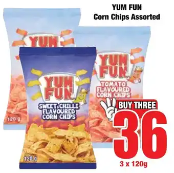Boxer Superstores Yum Fun Corn Chips Assorted offer
