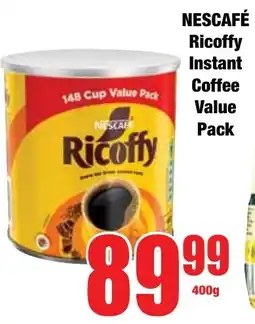 Boxer Superstores Nescafé Ricoffy Instant Coffee Value Pack offer