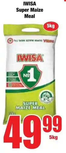 Boxer Superstores Iwisa Super Maize Meal offer