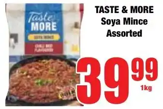 Boxer Superstores Taste & More Soya Mince Assorted offer