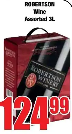 Boxer Superstores Robertson Wine Assorted offer