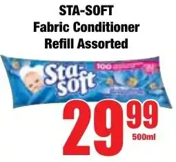 Boxer Superstores Sta-Soft Fabric Conditioner Refill Assorted offer