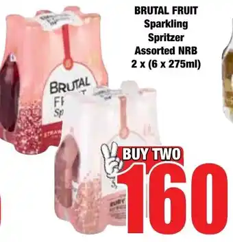 Boxer Superstores Brutal Fruit Sparkling Spritzer Assorted NRB offer