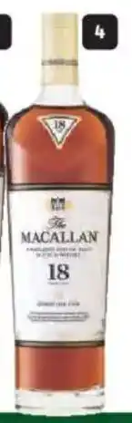 Makro’s liquor The Macallan 18 Year Old Sherry Cask Single Malt Scotch Whisky offer