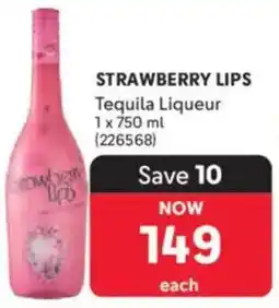 Makro’s liquor Strawberry Lips Tequila Liqueur offer