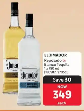 Makro’s liquor El Jimador Reposado or Blanco Tequila offer