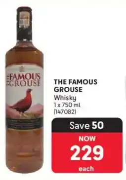 Makro’s liquor The Famous Grouse Whisky offer