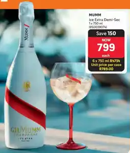 Makro’s liquor Mumm Ice Extra Demi-Sec offer