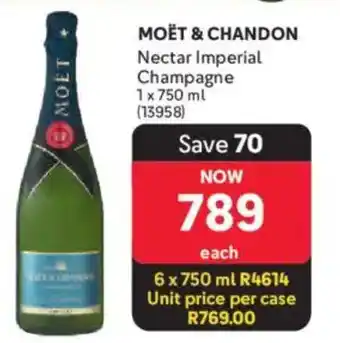 Makro’s liquor Moët & Chandon Nectar Imperial Champagne offer