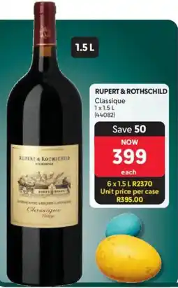 Makro’s liquor Rupert & Rothschild Classique offer