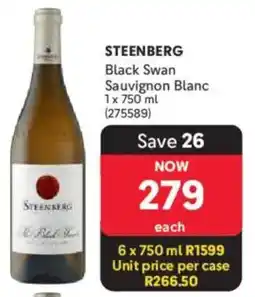 Makro’s liquor Steenberg Black Swan Sauvignon Blanc offer