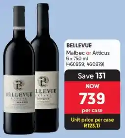 Makro’s liquor Bellevue Malbec or Atticus offer