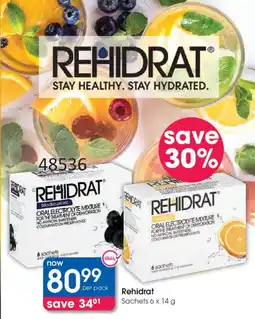 Clicks Rehidrat Sachets offer
