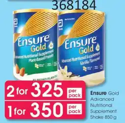 Clicks Ensure Gold Advanced Nutritional Supplement Shake offer
