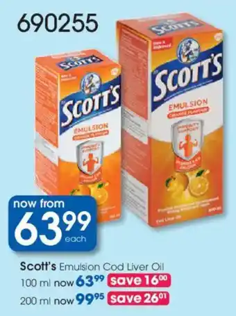Clicks Scott's Emulsion Cod Liver Oil offer