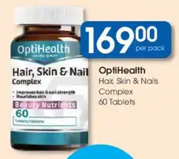 Clicks OptiHealth Complex Hair, Skin & Nails Complex offer