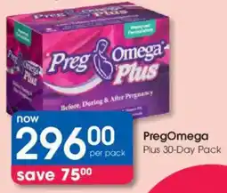 Clicks PregOmega Plus offer