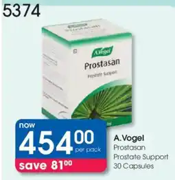 Clicks A. Vogel Prostasan Prostate Support Capsules offer
