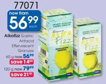 Clicks Alkafizz Gastric Antacid Effervescent Granules offer