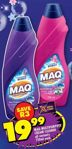 Shoprite Maq multipurpose cream cleaner offer