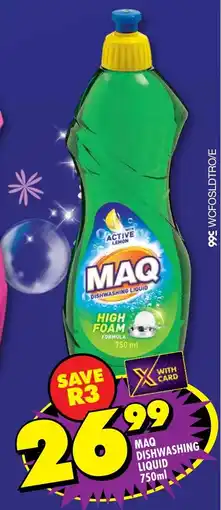 Shoprite Maq dishwashing liquid offer