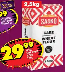 Shoprite Sasko cake wheat flour offer