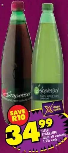 Shoprite Tiser sparkling juice offer