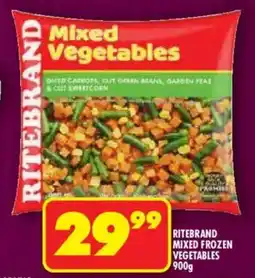 Shoprite Ritebrand mixed frozen vegetables offer