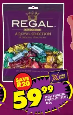 Shoprite Regal assorted chocolate treats offer