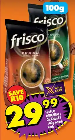 Shoprite Frisco original/ granules pouch offer