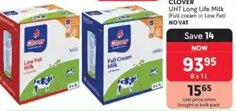 Makro Clover UHT Long Life Milk offer