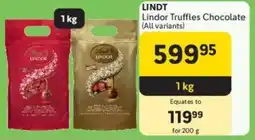 Makro Lindt Lindor Truffles Chocolate offer