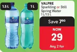Makro Valpre Sparkling or Still Spring Water offer