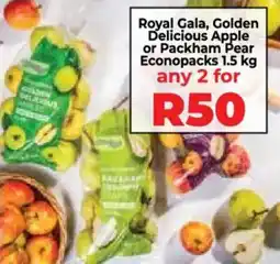 Food Lover's Market Royal Gala, Golden Delicious Apple or Packham Pear Econopacks offer