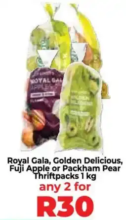 Food Lover's Market Royal Gala, Golden Delicious, Fuji Apple or Packham Pear Thriftpacks offer