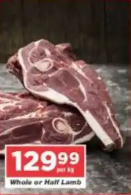 Frontline Whole or Half Lamb offer