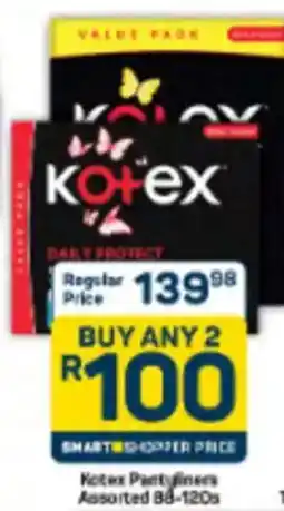 Pick n Pay Kotex Pantyliners Assorted offer