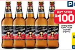 Pick n Pay Carling Black Label offer