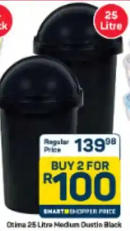 Pick n Pay Otima Medium Dusbin Black offer