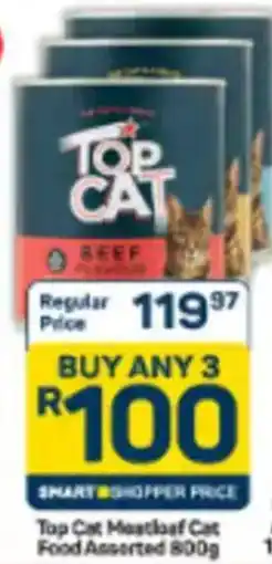 Pick n Pay Top Cat Meatloaf Cat Food Assorted offer