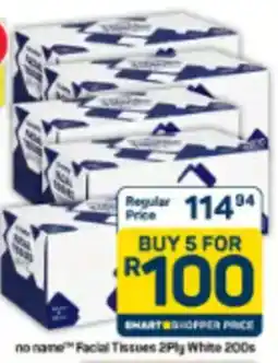Pick n Pay no name Facial Tissues 2Ply White offer