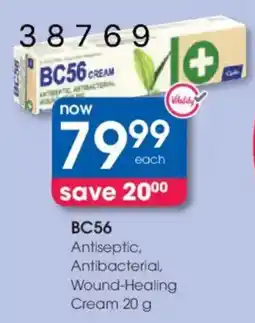 Clicks BC56 Antiseptic, Antibacterial, Wound-Healing Cream offer