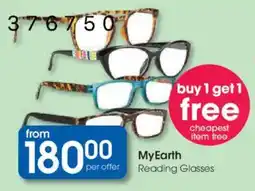 Clicks MyEarth Reading Glasses offer
