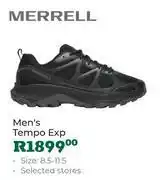Outdoor Warehouse Merrell Men's Tempo Exp (Size 8.5-11.5) offer