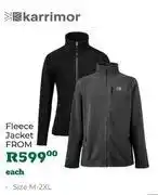 Outdoor Warehouse Karrimor Fleece Jacket Size M-2XL (Priced From) offer