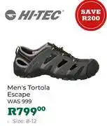 Outdoor Warehouse Hi-Tec Men's Tortola Escape (Size 8-12) offer