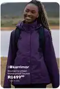 Outdoor Warehouse Karrimor Women's Urban Waterproof Jacket (Size S-3XL) offer