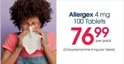 Clicks Allergex 4 mg Tablets offer