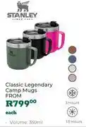 Outdoor Warehouse Stanley Classic Legendry Camp Mugs 350ml (Priced From)-Each offer