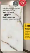 CTM Olin Pearl Glazed Polished Porcelain Floor Tile 750 x 1500mm-Per Sqm offer